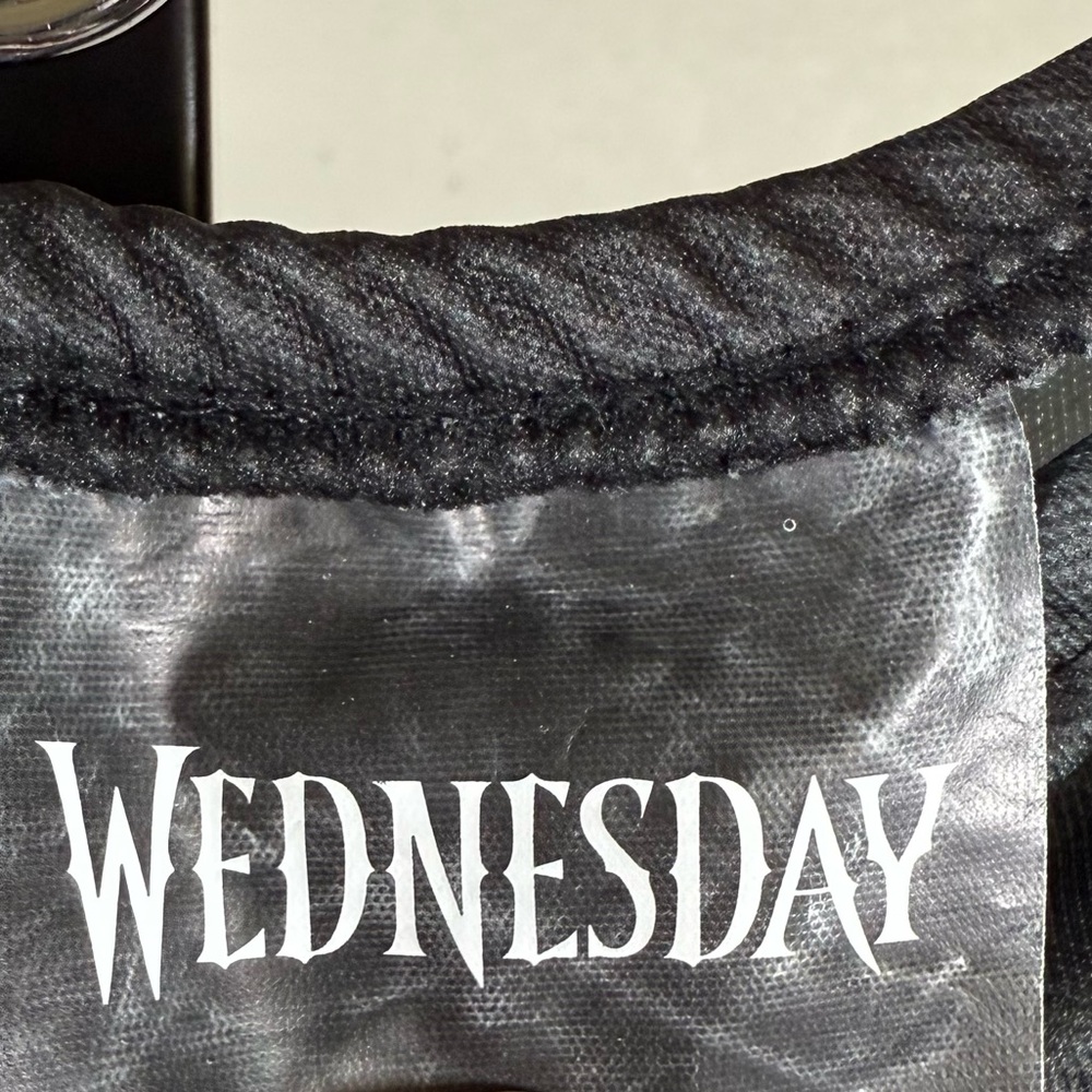 Wednesday Addams Pleated Maxi Skirt Small Charcoal Gray Gothcore Cosplay School - Picture 7 of 10